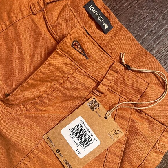 NWT Toad&Co Earthworks Camp Short - Picture 2 of 8